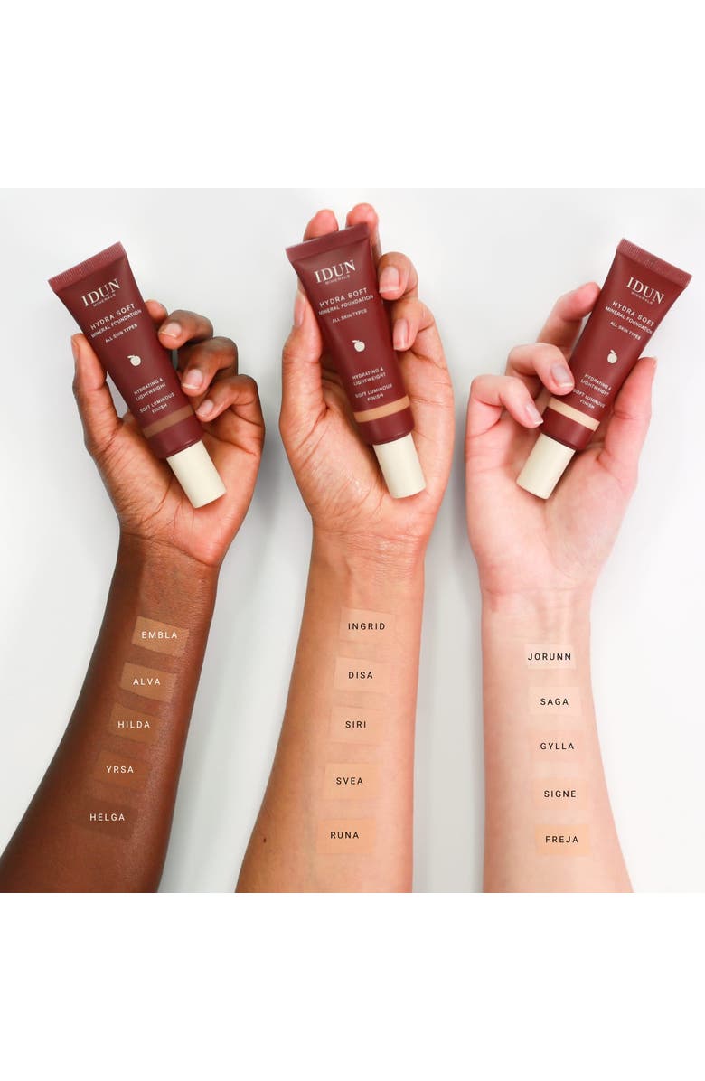 IDUN Minerals Hydra Soft Mineral Foundation, Alternate, color, Helga (Deep Neutral)