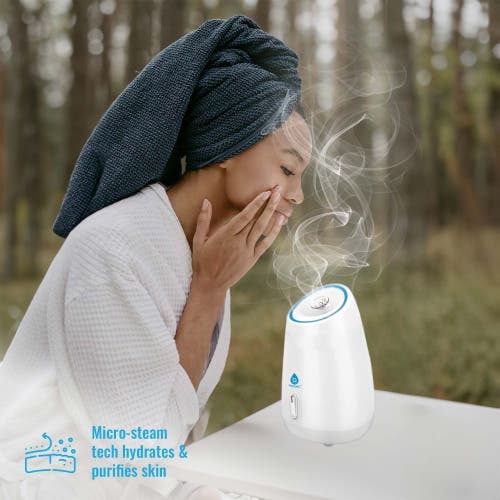 Pursonic Ultimate Glow & Rejuvenation Bundle 7-in-1 Led Therapy, Facial Steamer, Anti-aging Eye Gel, In Multicolor