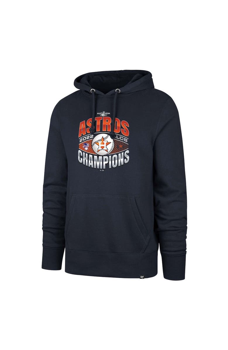 '47 Men's '47 Navy Houston Astros 2022 American League Champions Headline Pullover Hoodie, Alternate, color, 