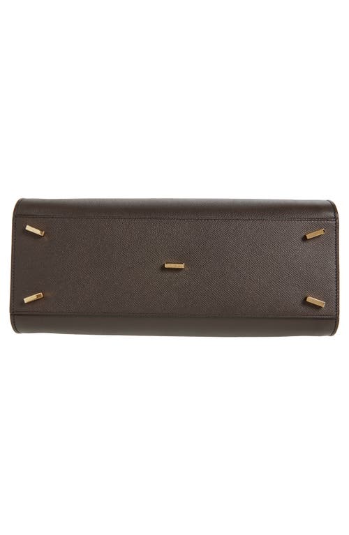 Ferragamo Small Studio Box Leather Top Handle Bag