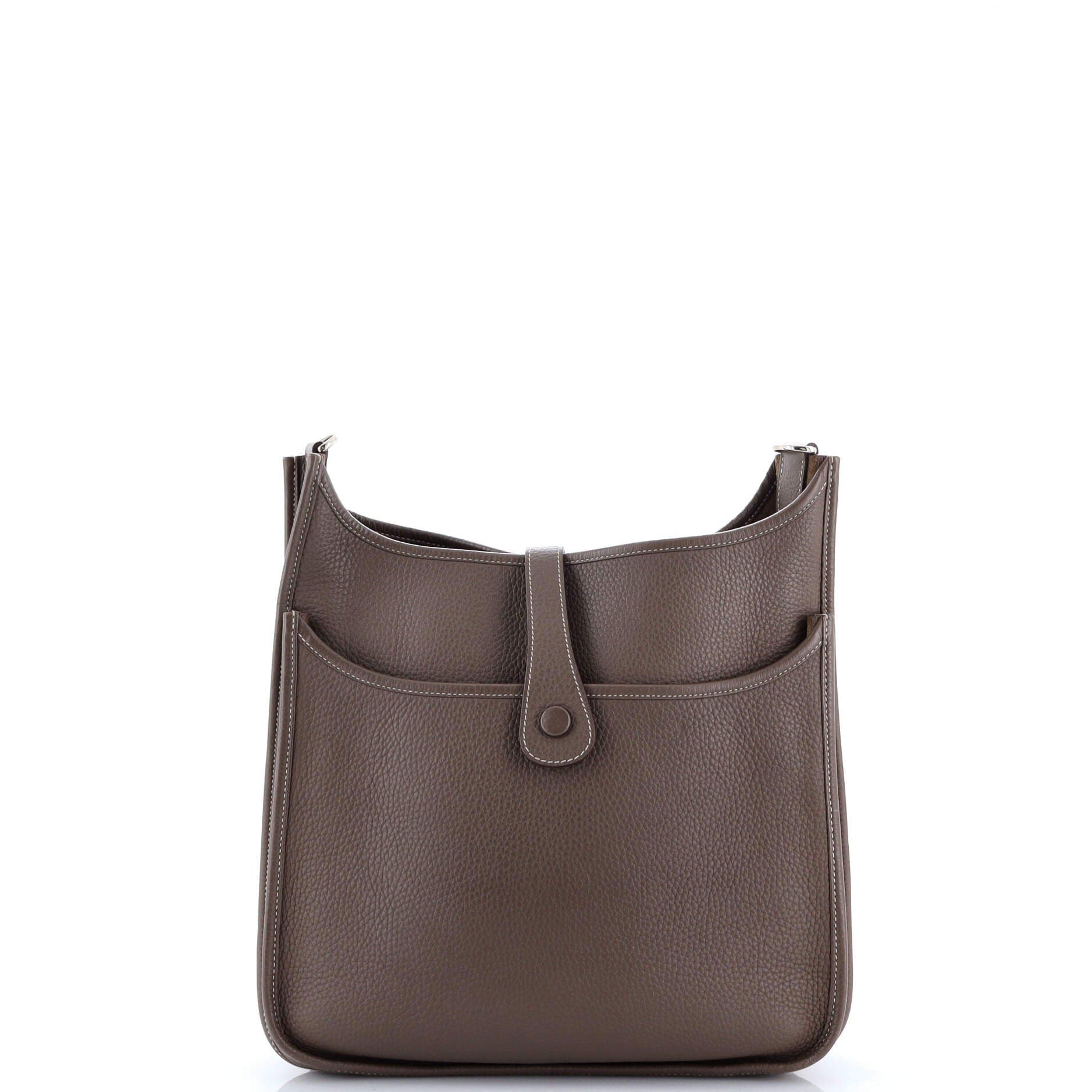 Pre-Owned Hermes Evelyne Bag Gen III Clemence GM, Alternate, color, 