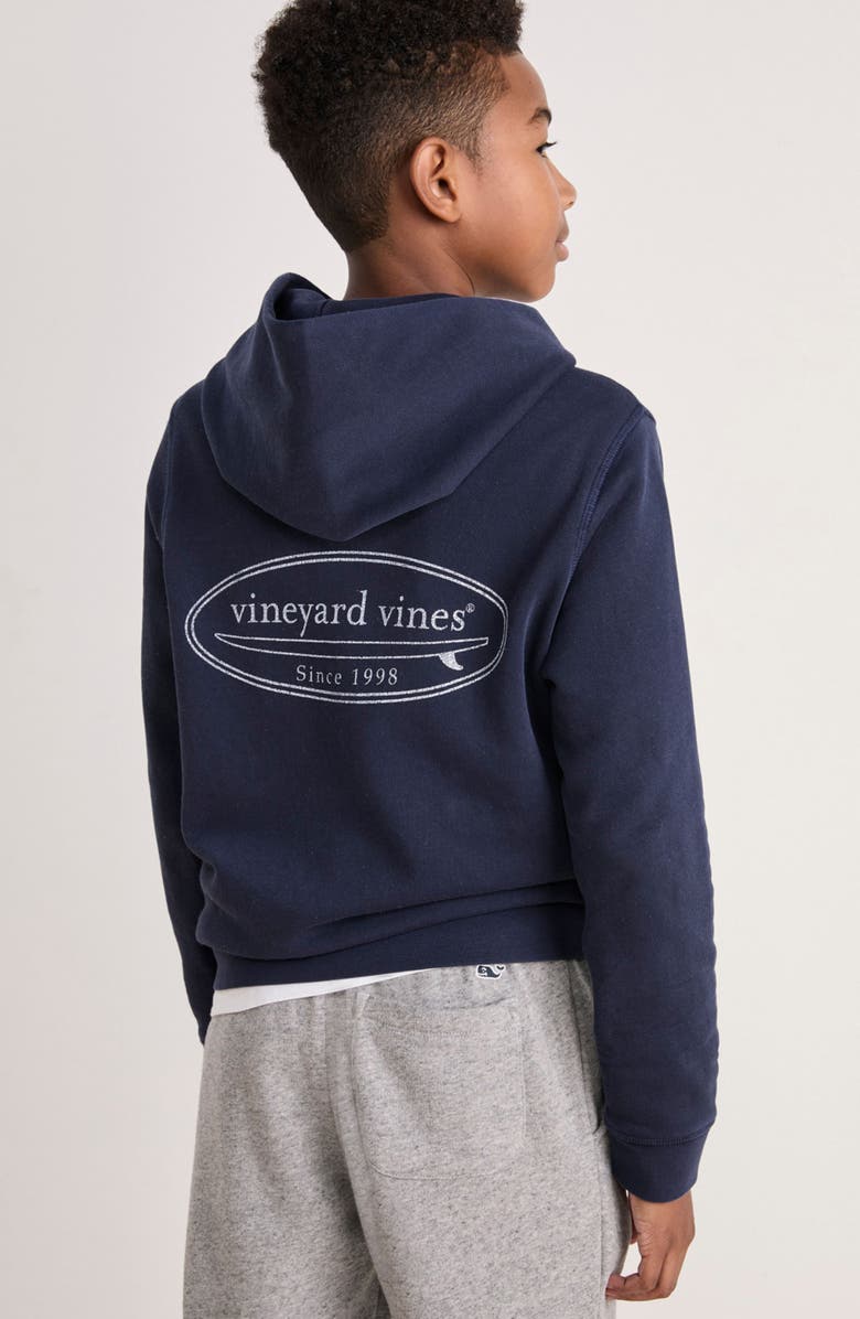 vineyard vines Kids' Terry Graphic Hoodie, Alternate, color, Nautical Navy