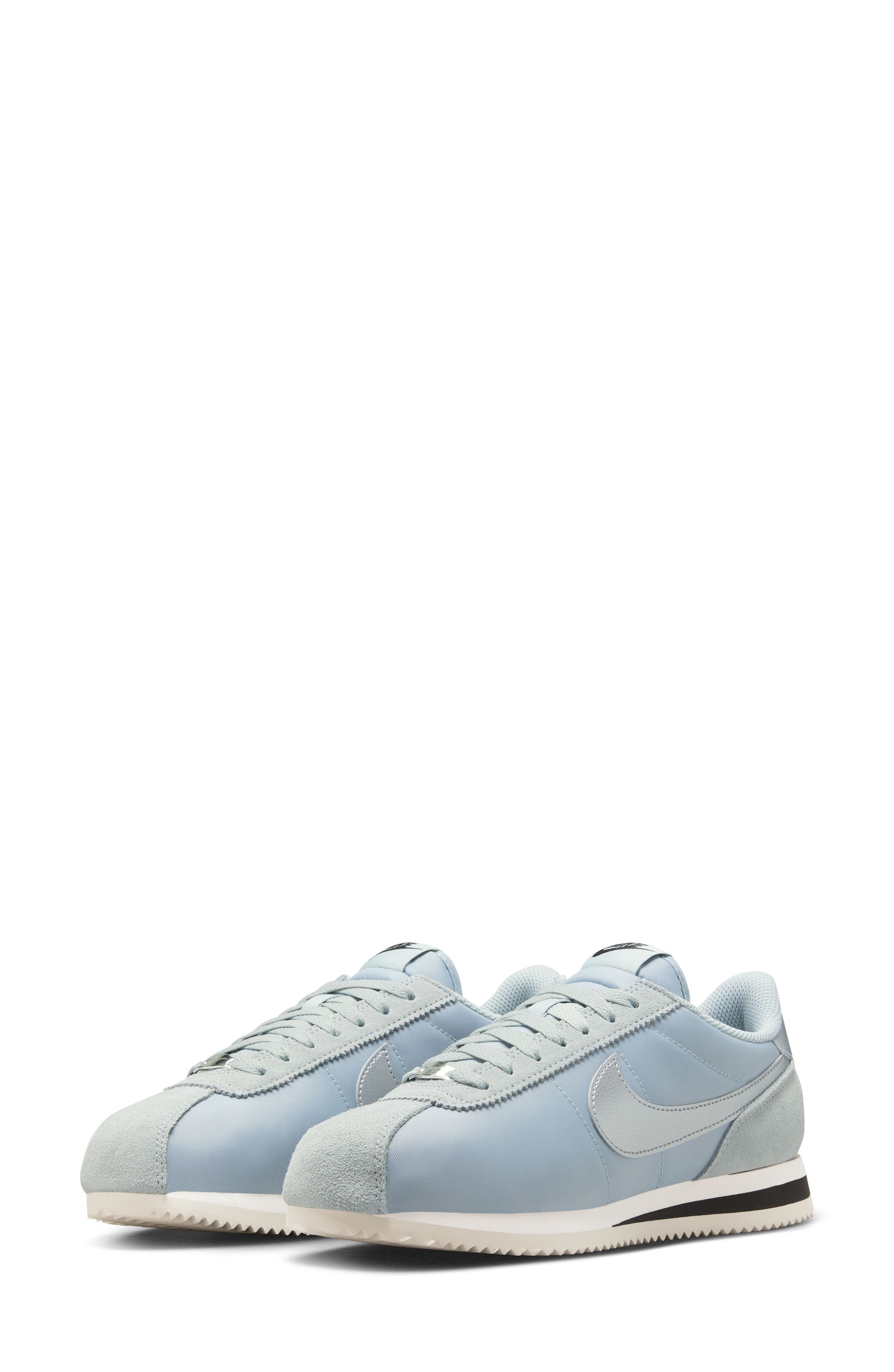 Nike Cortez TXT Sneaker, Main, color, Light Pumice/ Metallic Silver