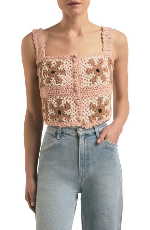 The I'm Cute Crochet Tank