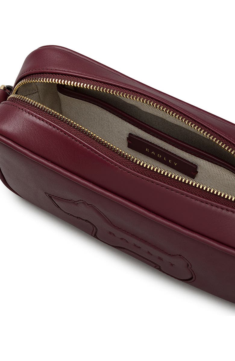 Radley Small Hadley Lane Crossbody Bag, Alternate, color, Dark Cherry