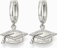 DLORIA Limitless Graduation Cap Huggie Hoop Earrings