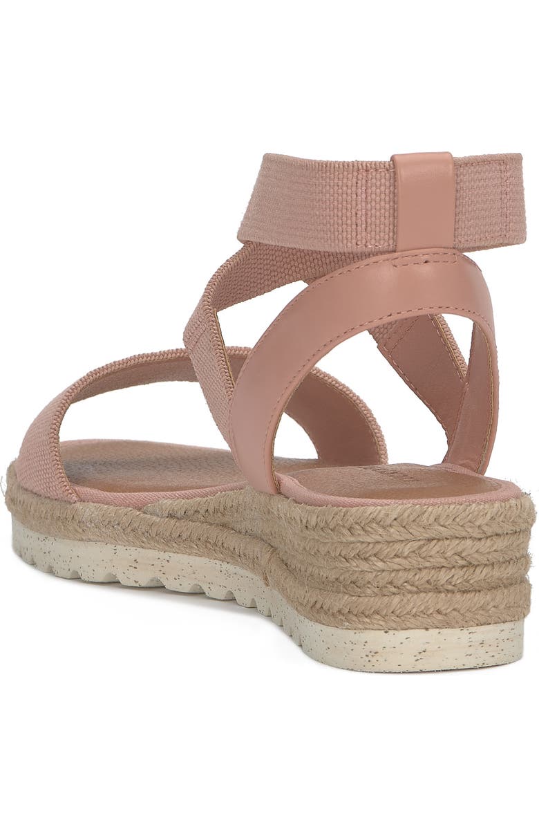 Lucky Brand Thimba Ankle Wrap Espadrille Sandal, Alternate, color, Bellini