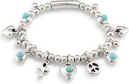 UNODE50 Turquoise Charm Bracelet
