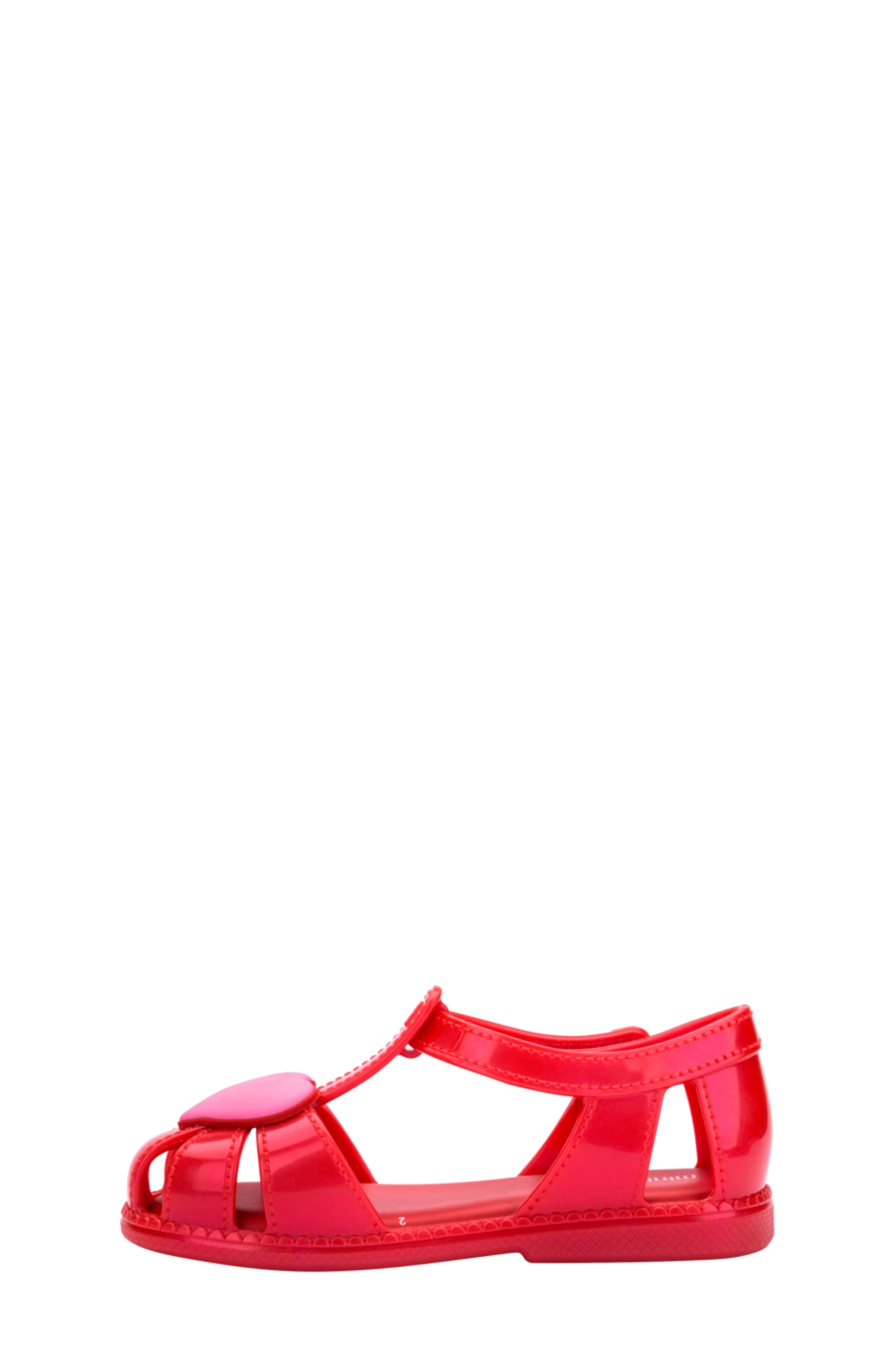 Kids' Hip Heart Sandal, Alternate, color, RED
