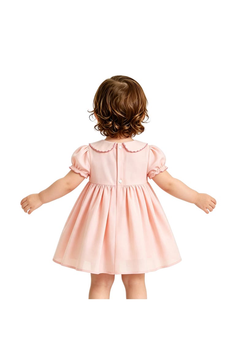 Arlette Smocked Dress, Alternate, color, Pink