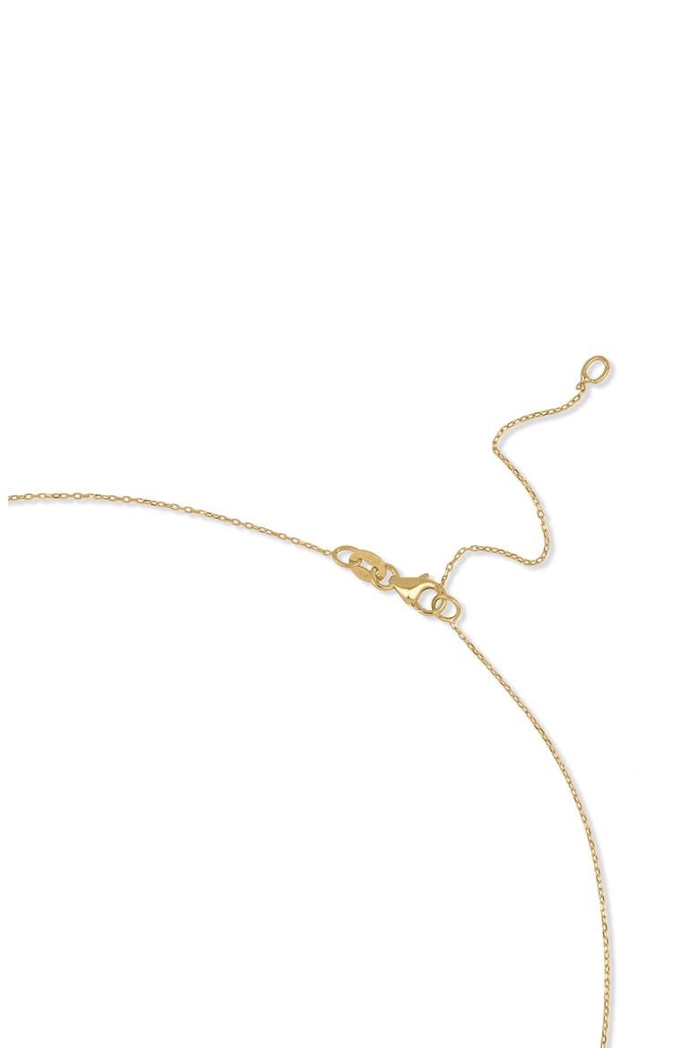 14K Gold Heart Pendant Necklace, Alternate, color, GOLD/PINK