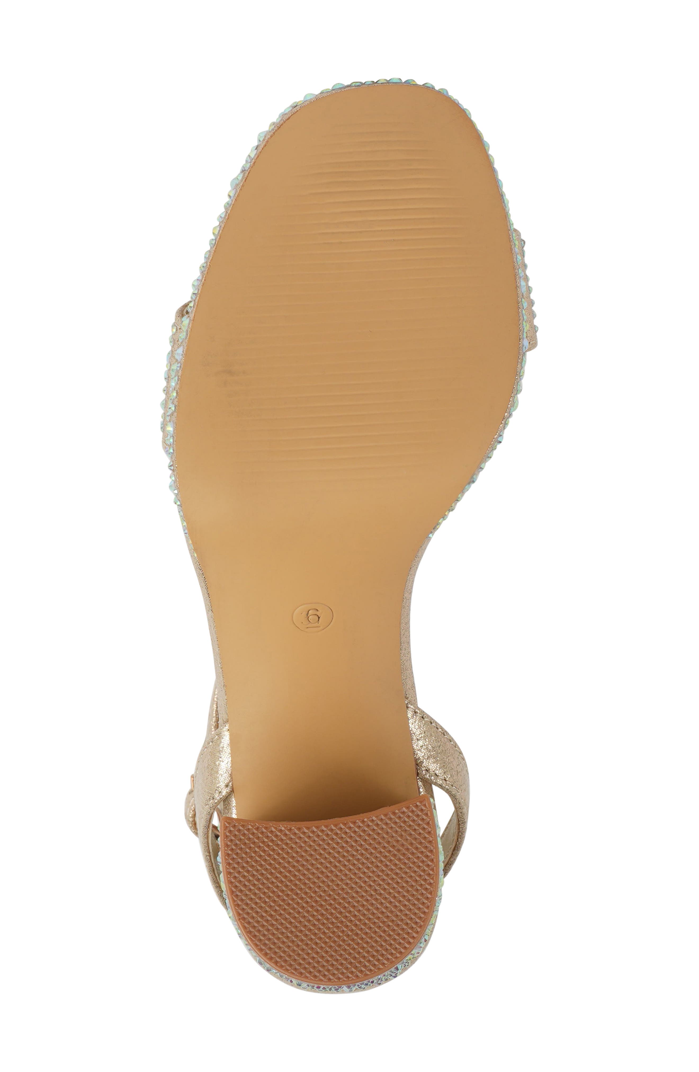 Topaz Ankle Strap Sandal, Alternate, color, CHAMPAGNE