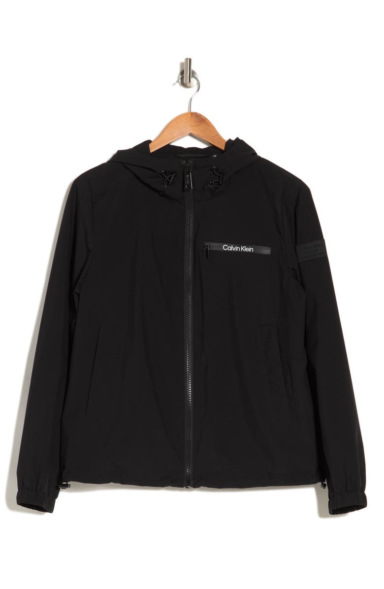 Calvin Klein Water-Resistant Windbreaker Jacket, Alternate, color, 