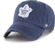 '47 Men's '47 Navy Toronto Maple Leafs Weathered Clean Up Adjustable Hat