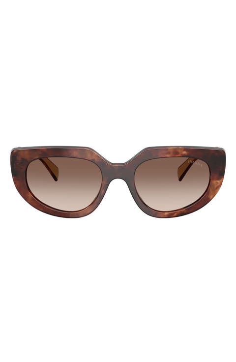 54mm Oval Sunglasses