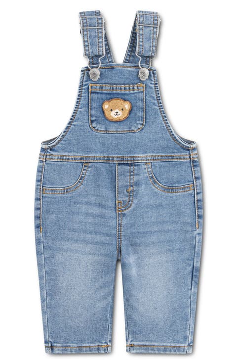 Loose Tapered Denim Overalls (Baby)