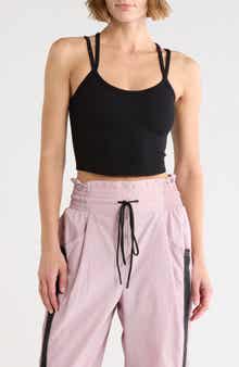 Free People Break a Sweat Free Throw Crop Tank