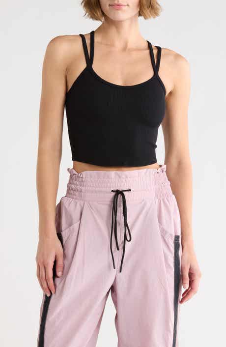 Free People Break a Sweat Free Throw Crop Tank