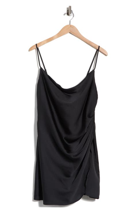 Brauna Cowl Neck Minidress