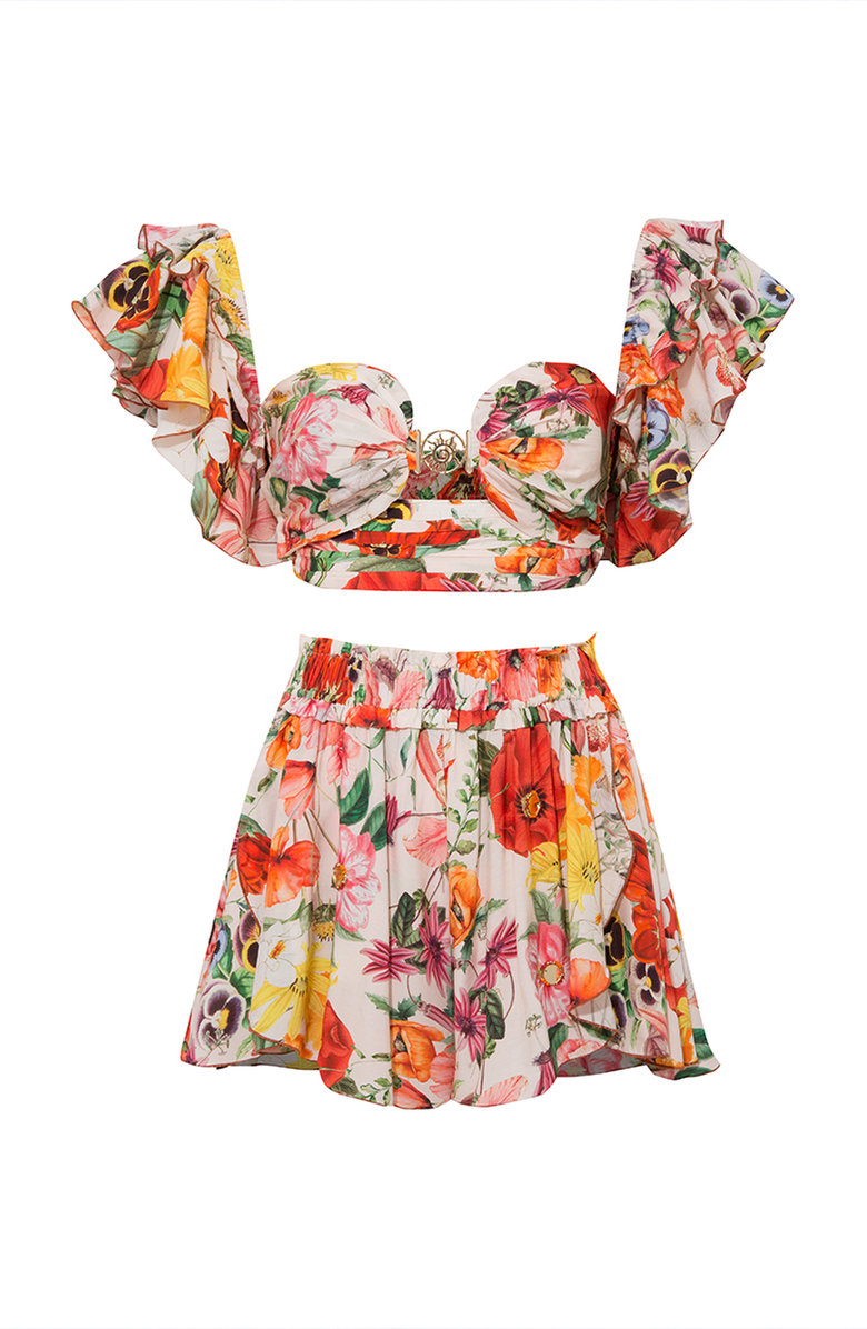 Luna B Whimsy Top, Alternate, color, Printed Ecru