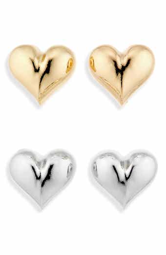 Tasha 2-Pack Heart Stud Earrings