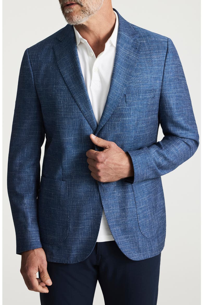 Matteo Marled Wool Blend Sport Coat, Main, color, NAVY