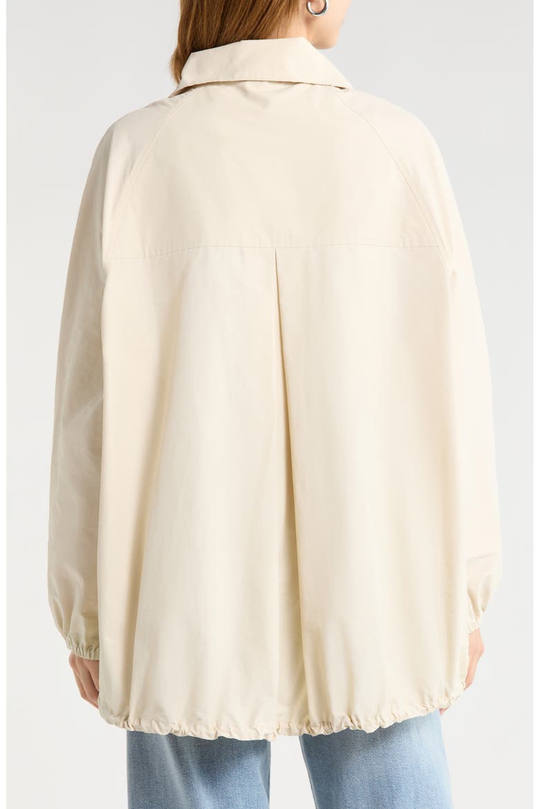 Yareli Oversize Funnel Neck Jacket, Alternate, color, BONE