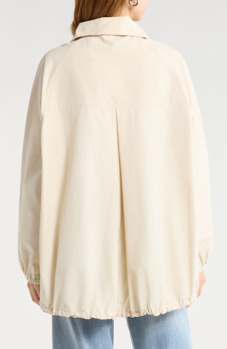 ASTR the Label Yareli Oversize Funnel Neck Jacket, Alternate, color, Bone