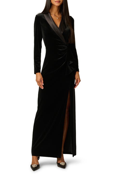 Velvet Tuxedo Gown