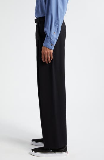 Easy Belted Pleated Pants