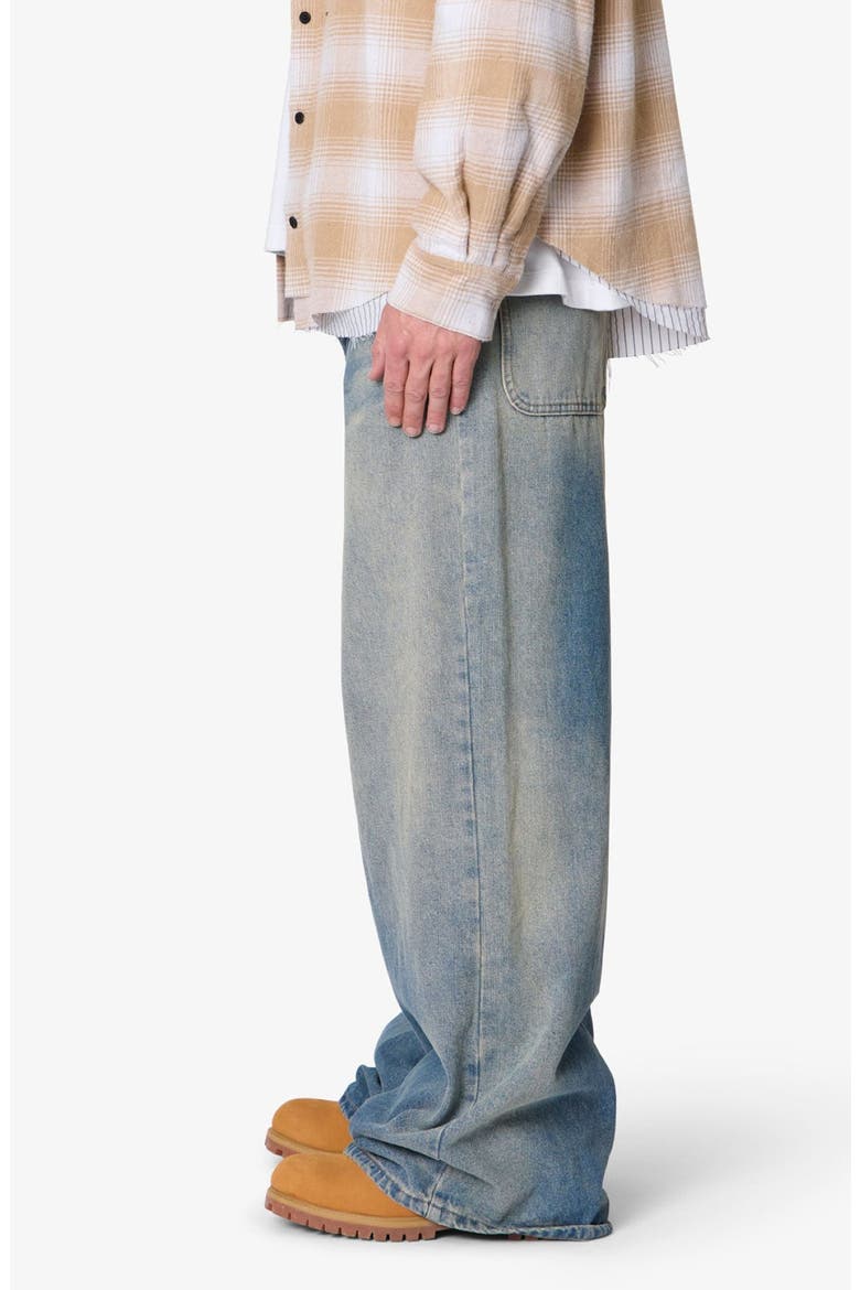 Baggy Rave Washed Wide Leg Jeans, Alternate, color, MEDIUM BLUE