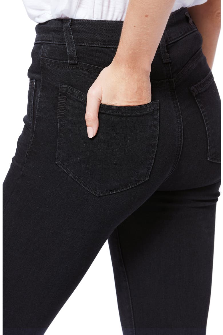 Transcend - Colette Seamed Crop Flare Jeans, Alternate, color, BLACK SPARROW