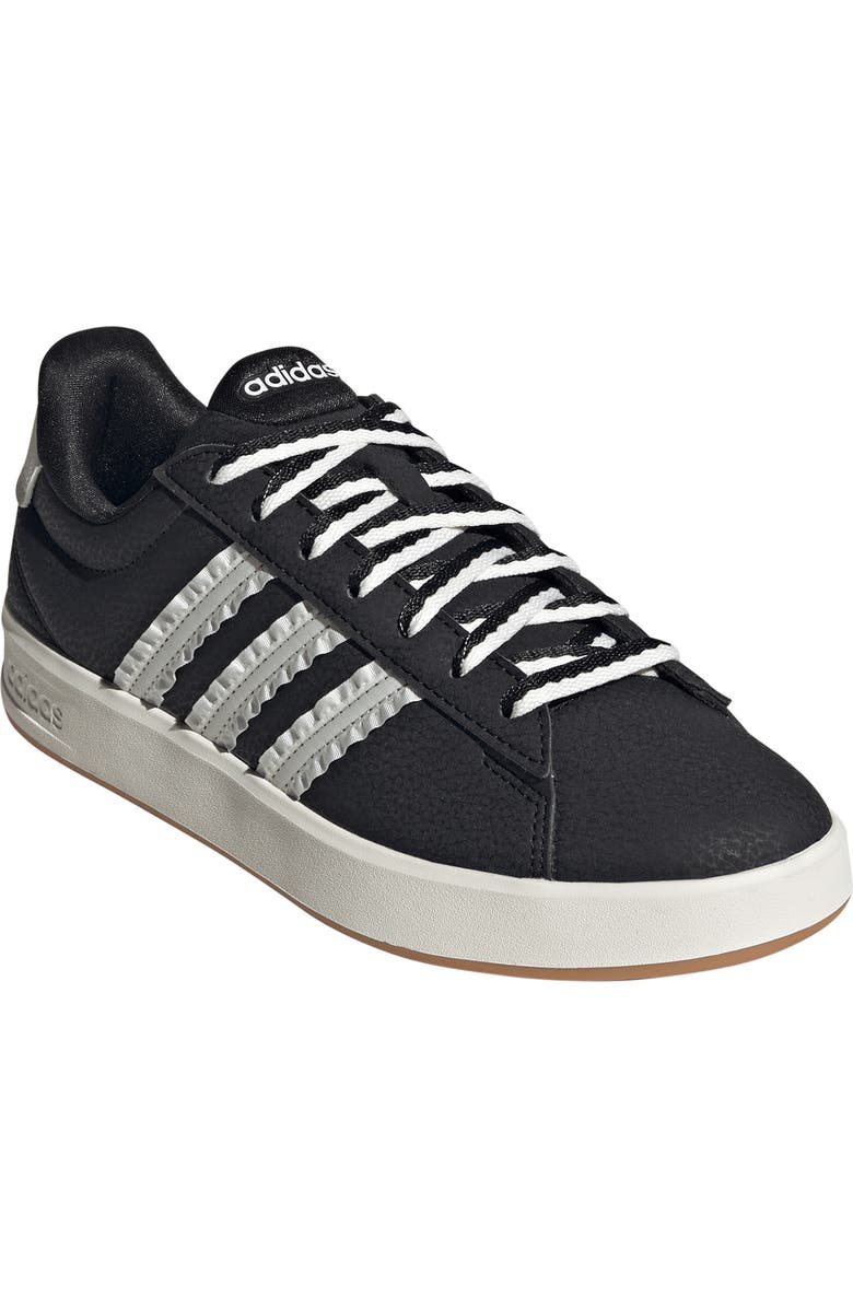 adidas Grand Court 3.0 Sneaker, Main, color, Core Black/ Core White/ Gum 3