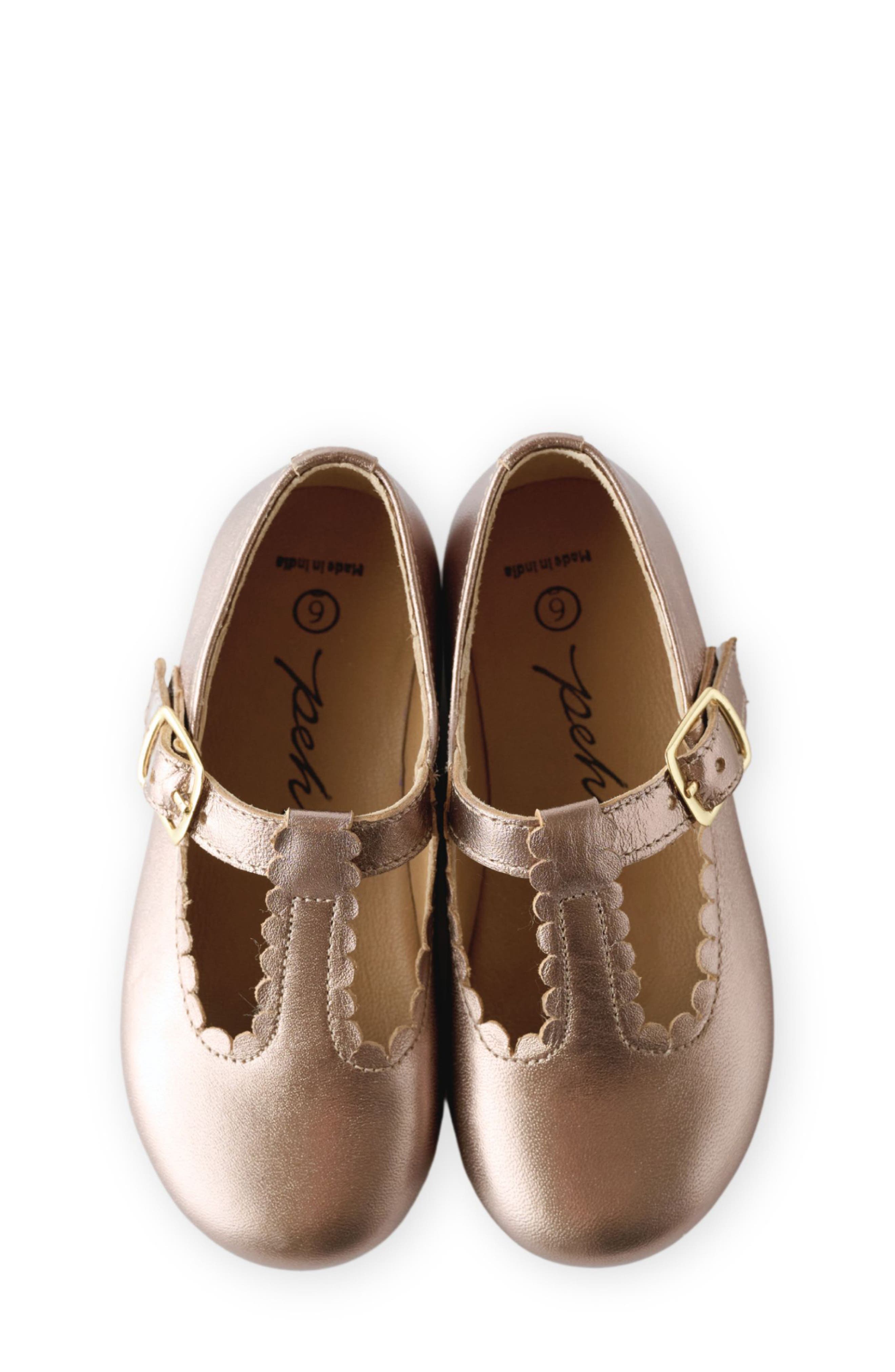 Pehr Kids' Twirl T-Strap Flat, Alternate, color, 