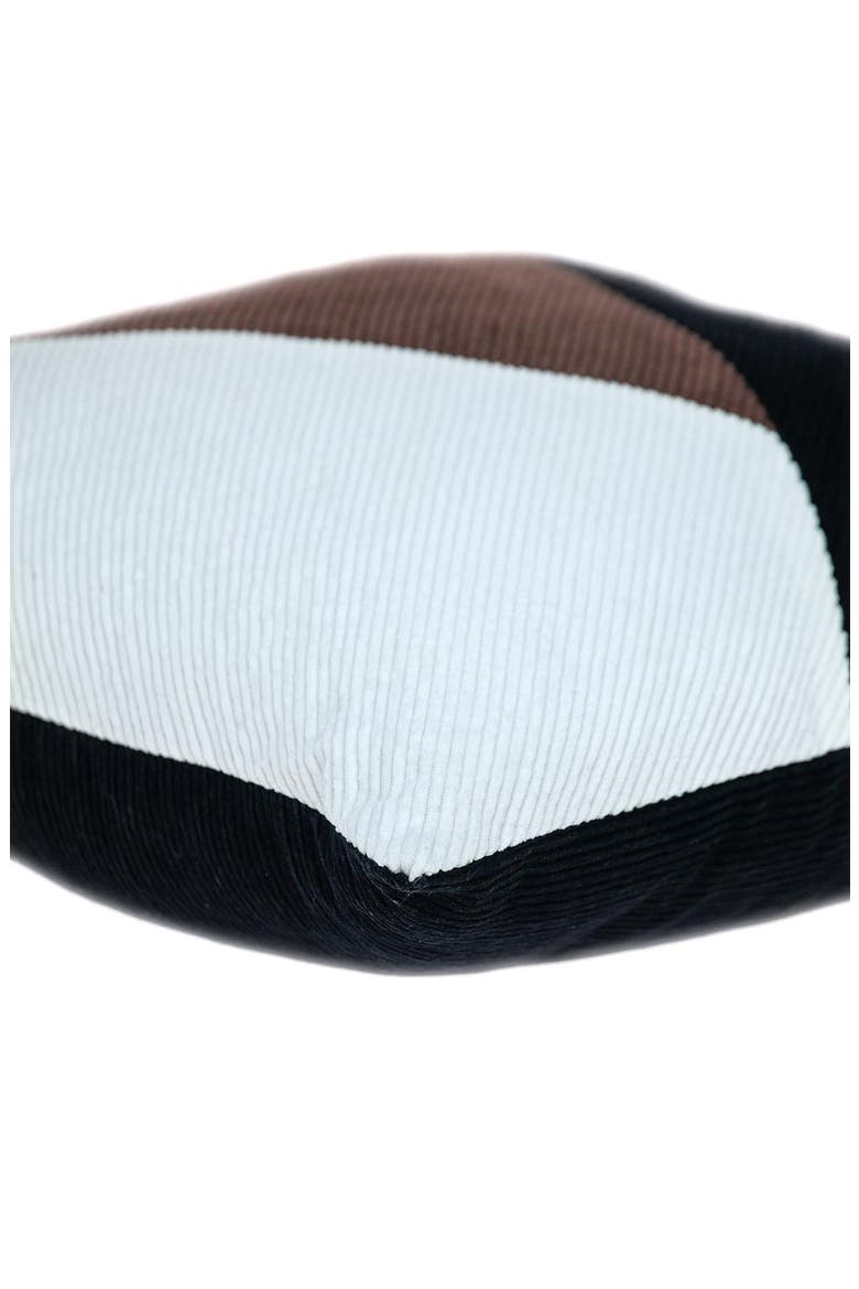 Arcas Transitional White Throw Pillow, Alternate, color, MULTICOLOR