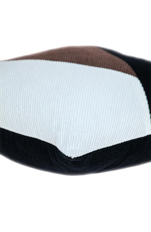 Parkland Collection Arcas Transitional White Throw Pillow In Multi