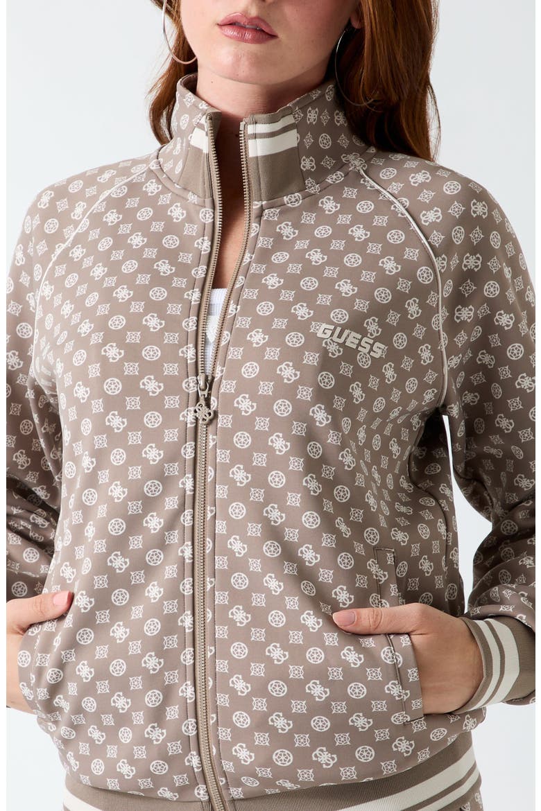 Aggie Full Zip Sweatshirt, Alternate, color, BROWN