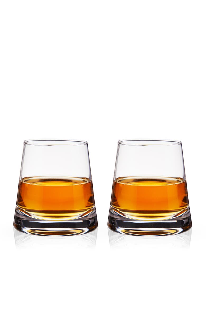 Burke Crystal Whiskey Glasses Set of 2, Alternate, color, Clear