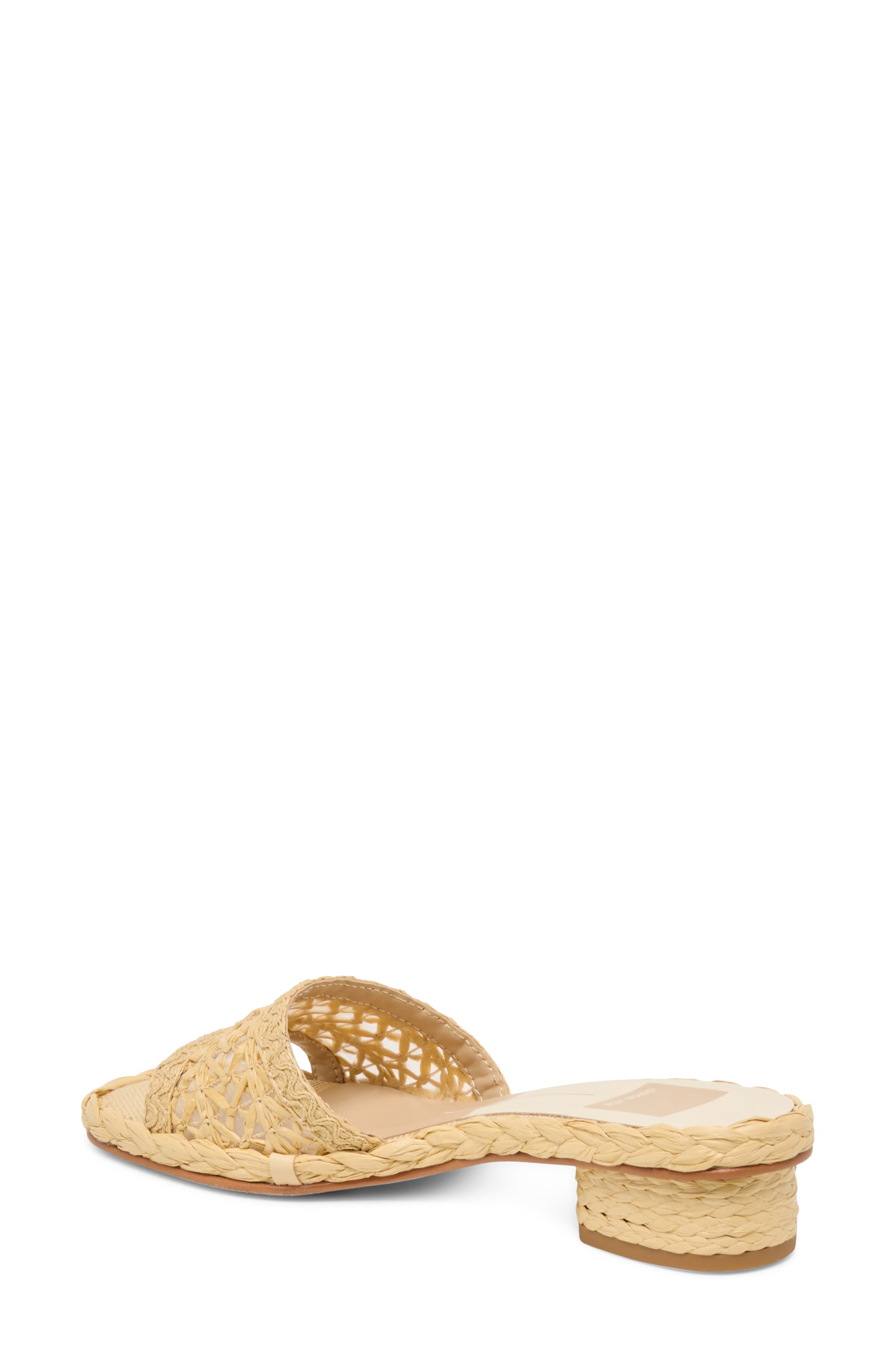 Dixi Slide Sandal, Alternate, color, LIGHT NATURAL RAFFIA
