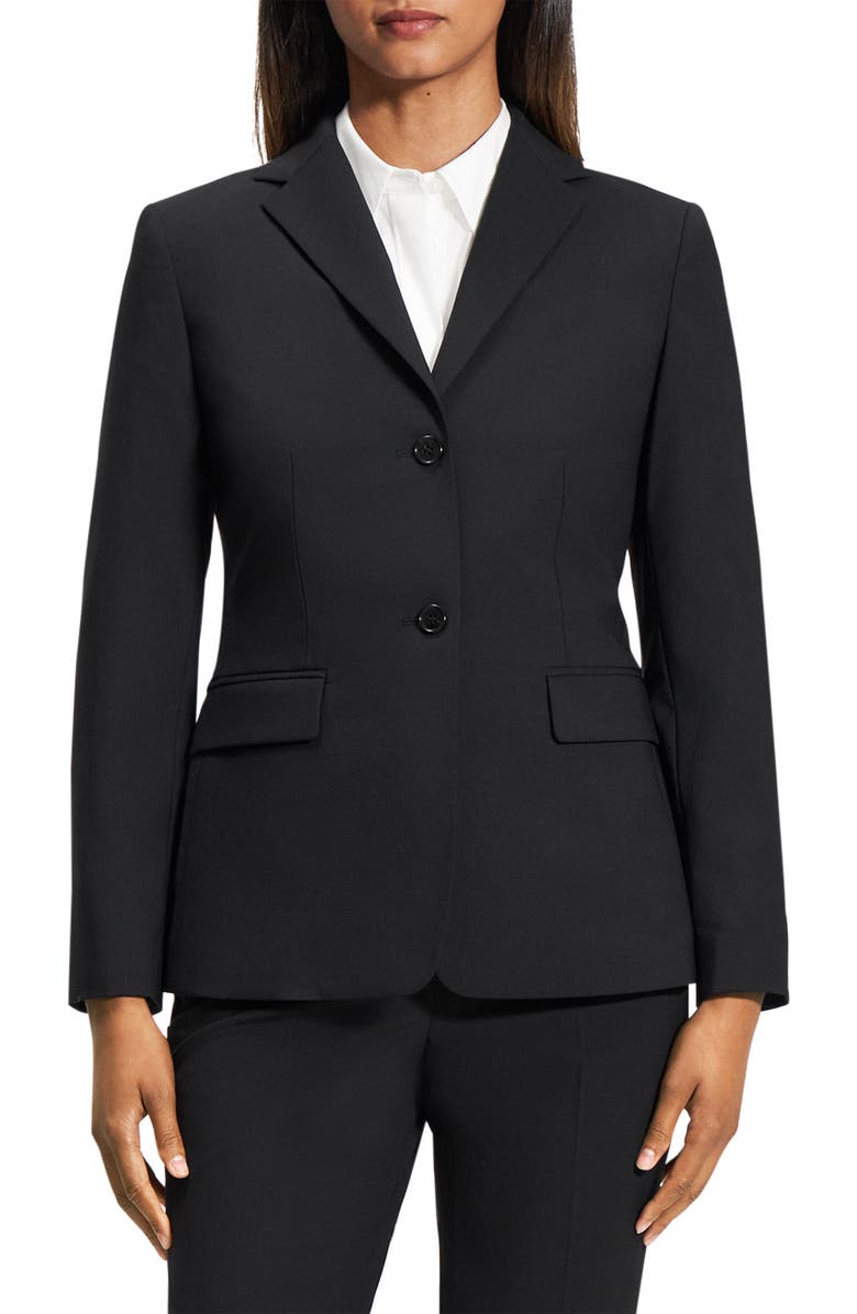 Theory Slim Fit Blazer, Main, color, Black