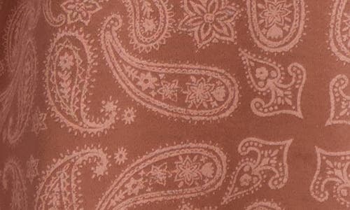 Lucky Brand Paisley Crewneck Long Sleeve Top In Multi