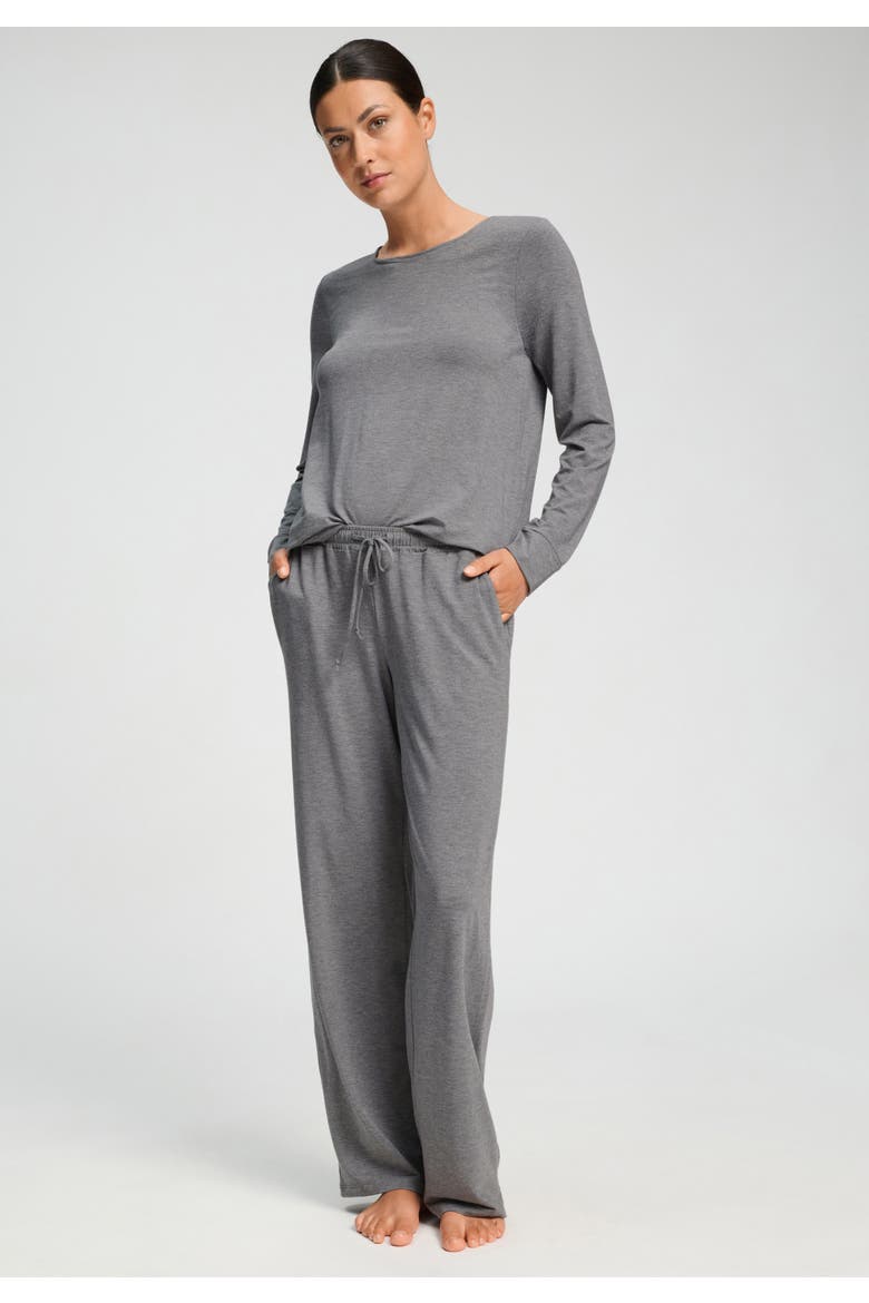 Natural Elegance Drawstring Lounge Pants, Alternate, color, Stone Melange