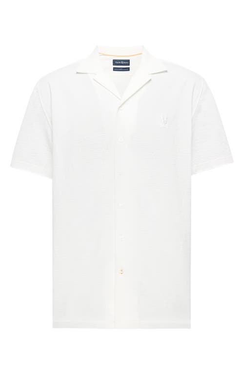 Psycho Bunny Jayme Rib Knit Camp Shirt
