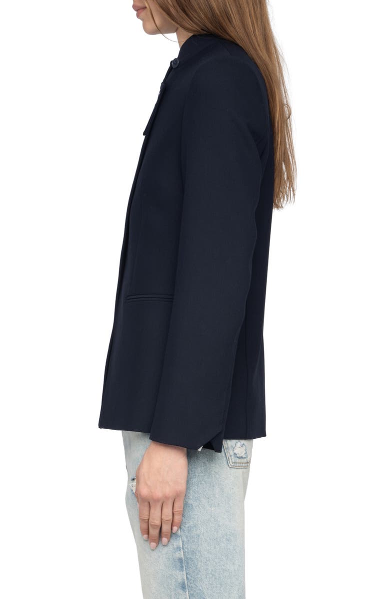 Zadig & Voltaire Verysa Jacket, Alternate, color, Encre