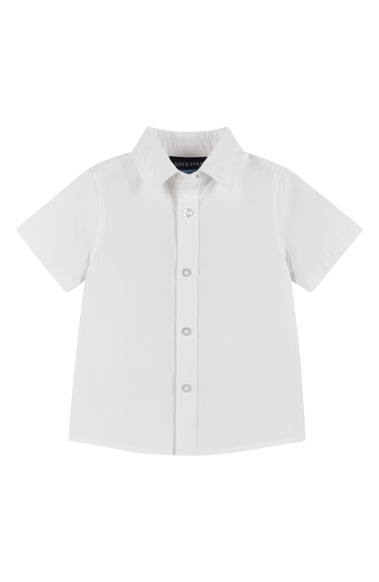 Andy & Evan Short Sleeve Button-Up Shirt, Vest, Pants & Bow Tie Set, Alternate, color, 