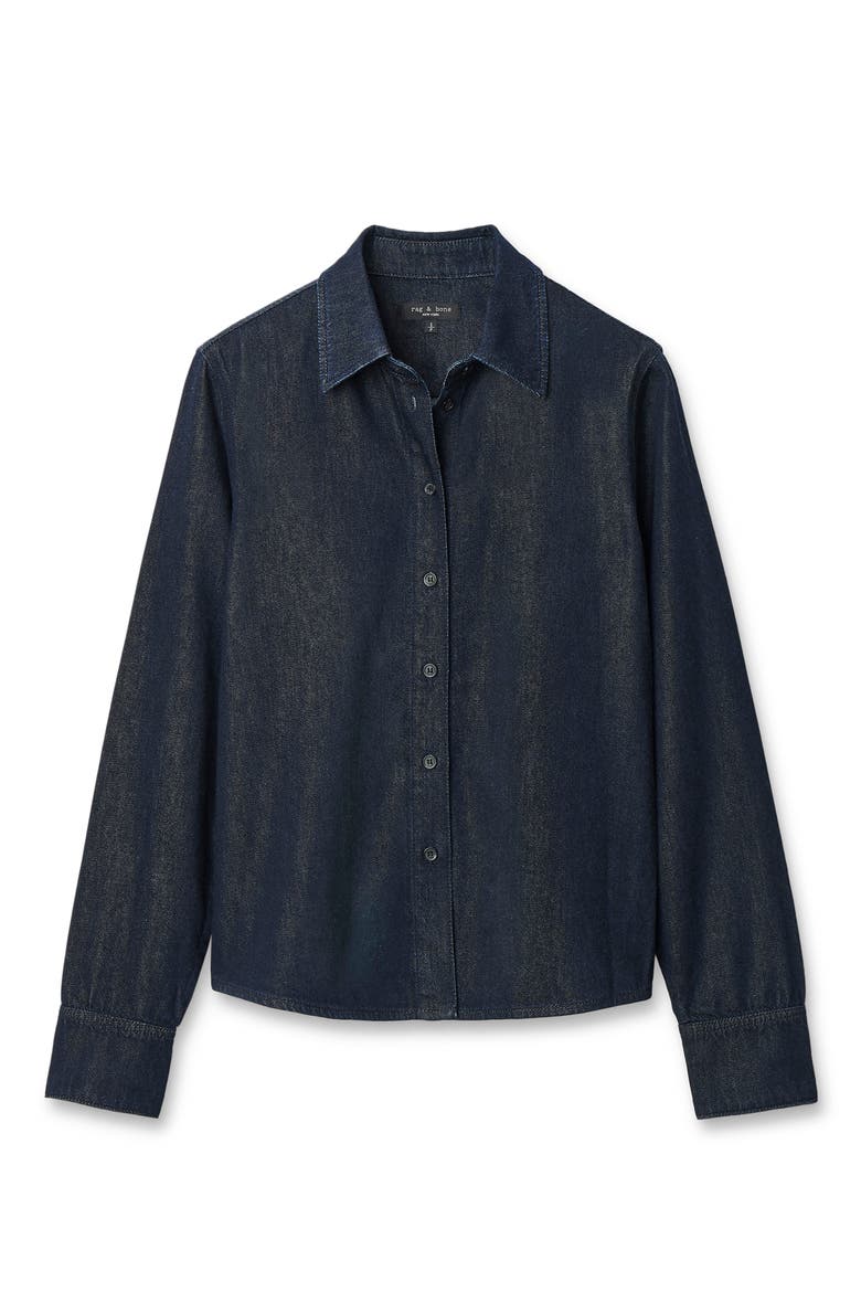 Dayton Shirt, Alternate, color, DARK RINSE