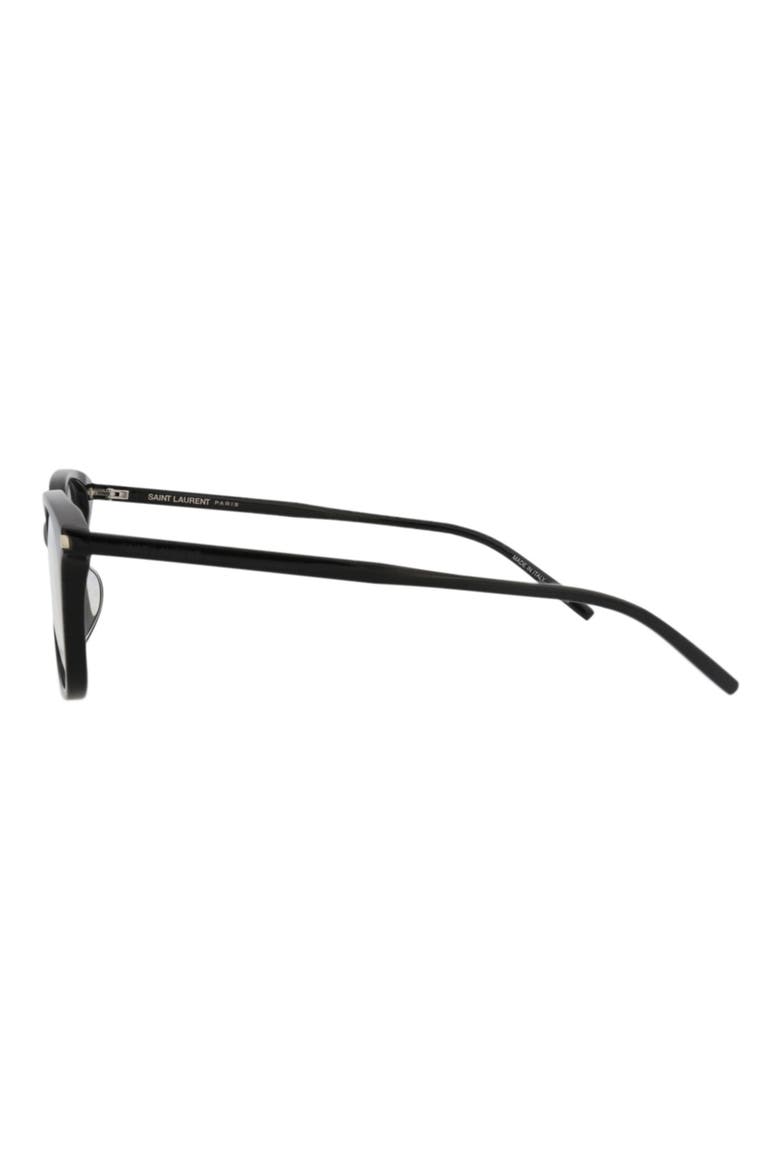 52mm Round Optical Frames, Alternate, color, BLACK BLACK TRANSPARENT