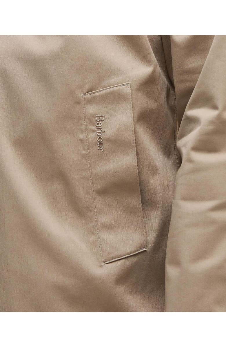 Barbour Lorden Waterproof Mac Jacket, Alternate, color, Washed Stone