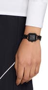 Off-White Street Bling Square Crystal Chain Watch, 26.5mm