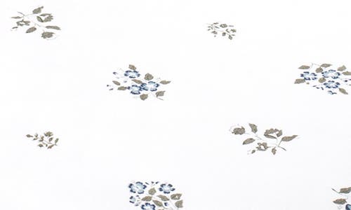 Domani Home Hazy Taupe Cotton Crib Sheet In Feuile Bluer